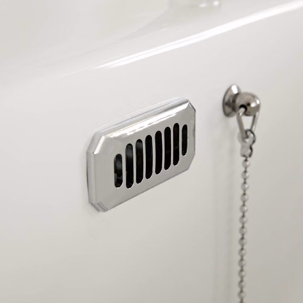 Lavabo Bagno a Colonna Quadrato Bianco 905 x 595mm - Richmond