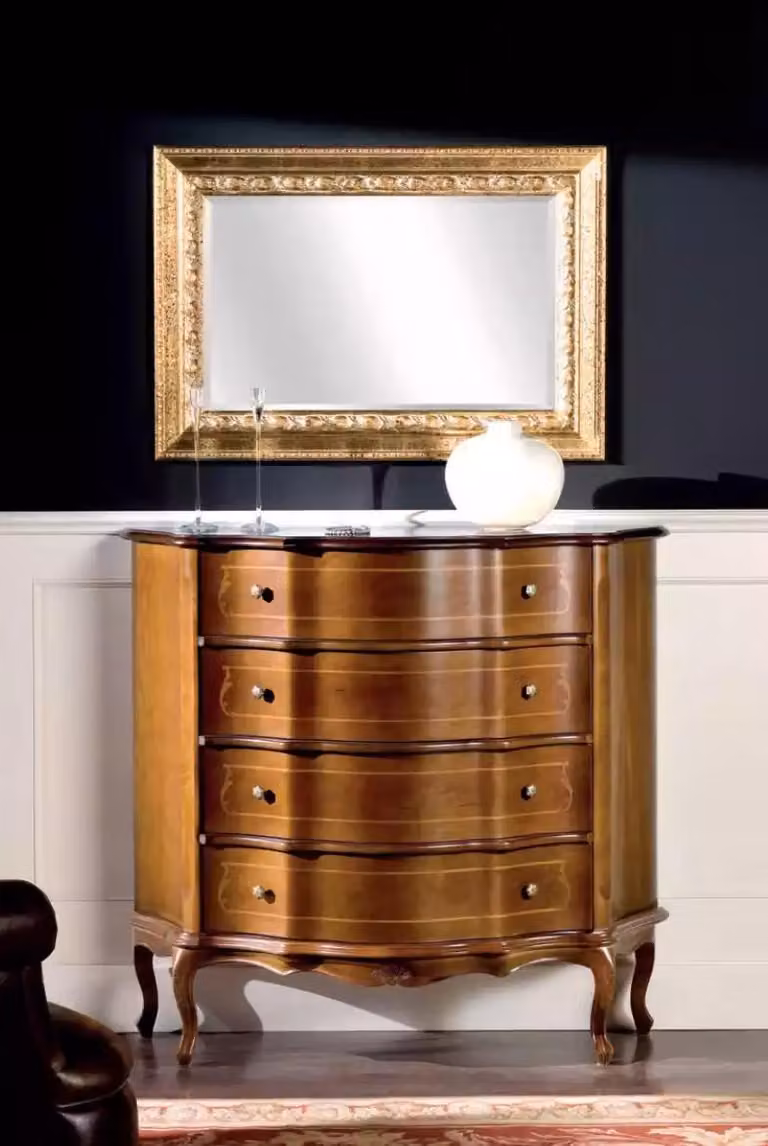 Klassische Kommode Braune Anrichte Kommoden Luxus Möbel Sideboard konsole