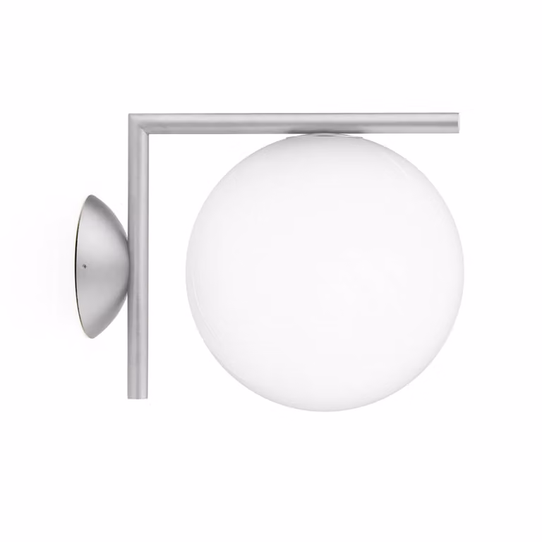 Flos - IC C/W1 Outdoor - Lampada da parete o soffitto da esterno - Acciaio