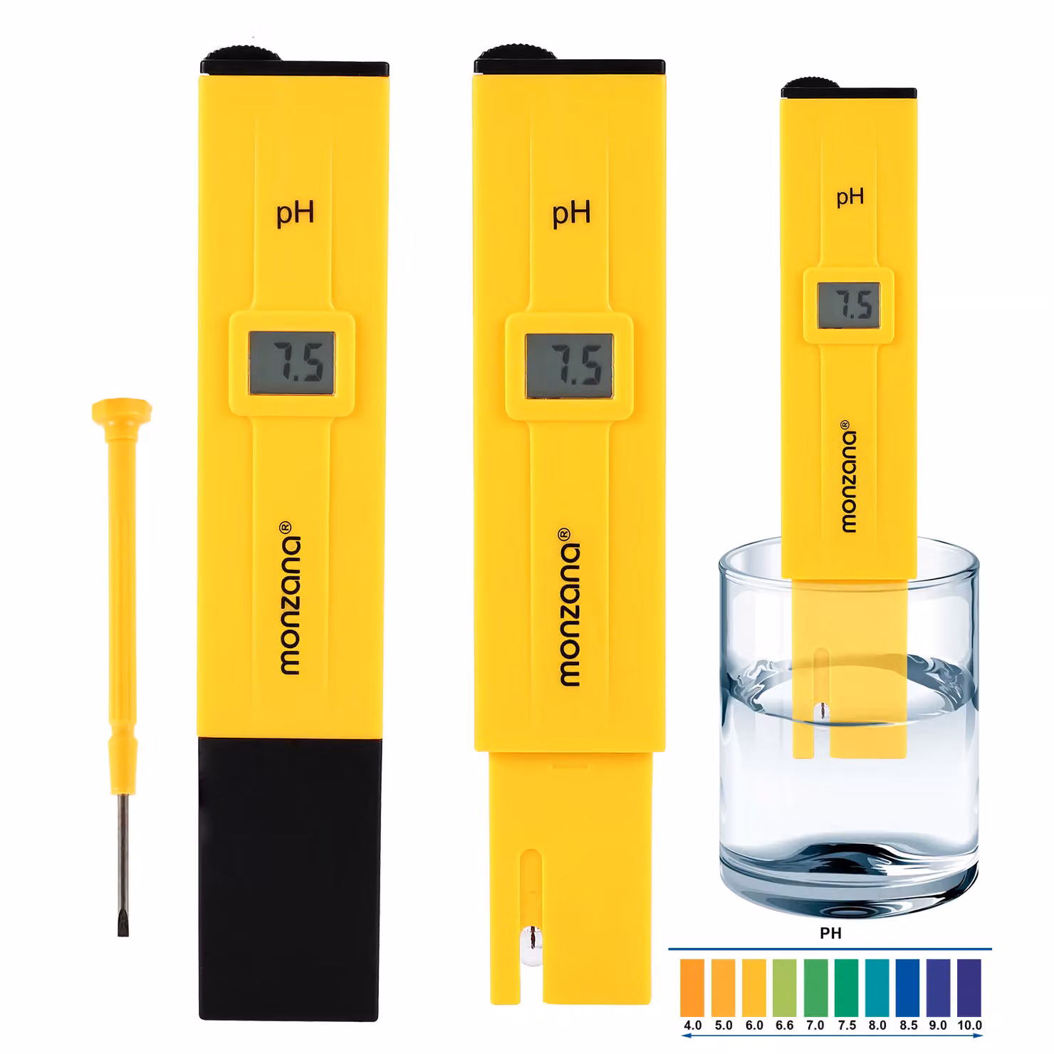 Set di 3 tester per acqua Monzana multicolore in plastica – 2