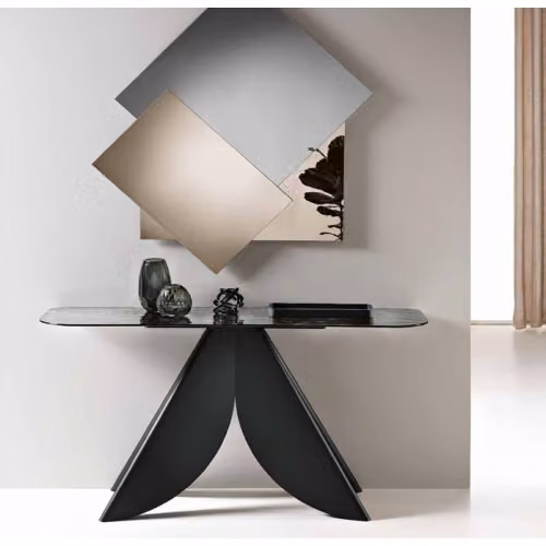 Consolle Meti di design da ingresso, piano sagomato Capodarte