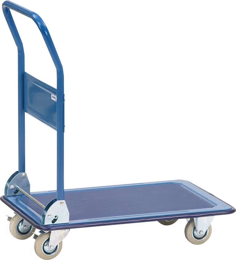 Carrello interamente in acciaio Piattaforma in lamiera d'acciaio stampata in formato 910 x 610