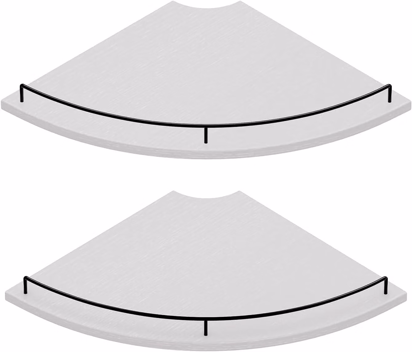 Scaffale angolare da parete, a 2 ripiani, 30 cm, in legno, per la cucina