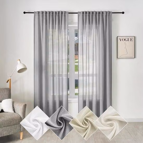 Tenda a rullo trasparente nei colori bianco/crema/verde/sabbia - 135/175/225/245 cm