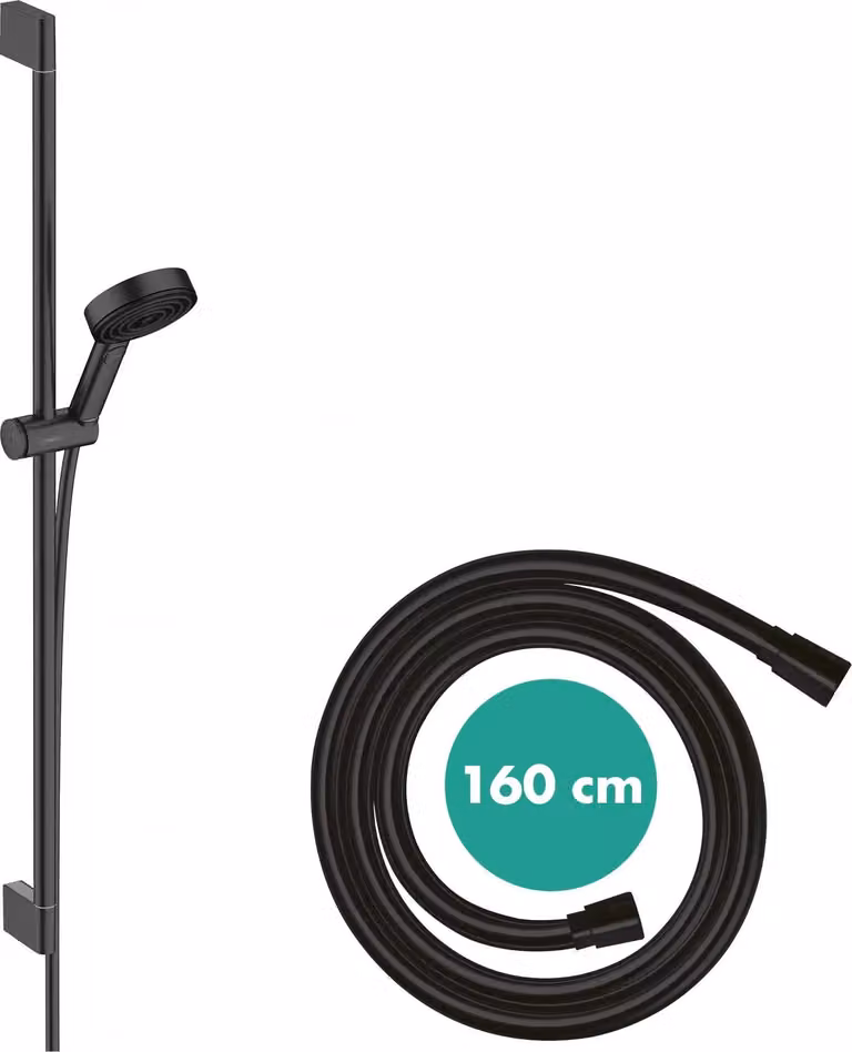 hansgrohe Pulsify Select S set de douche 105, 3jet Relaxation, barre de douche 900mm incluse, 24170670, 24170670