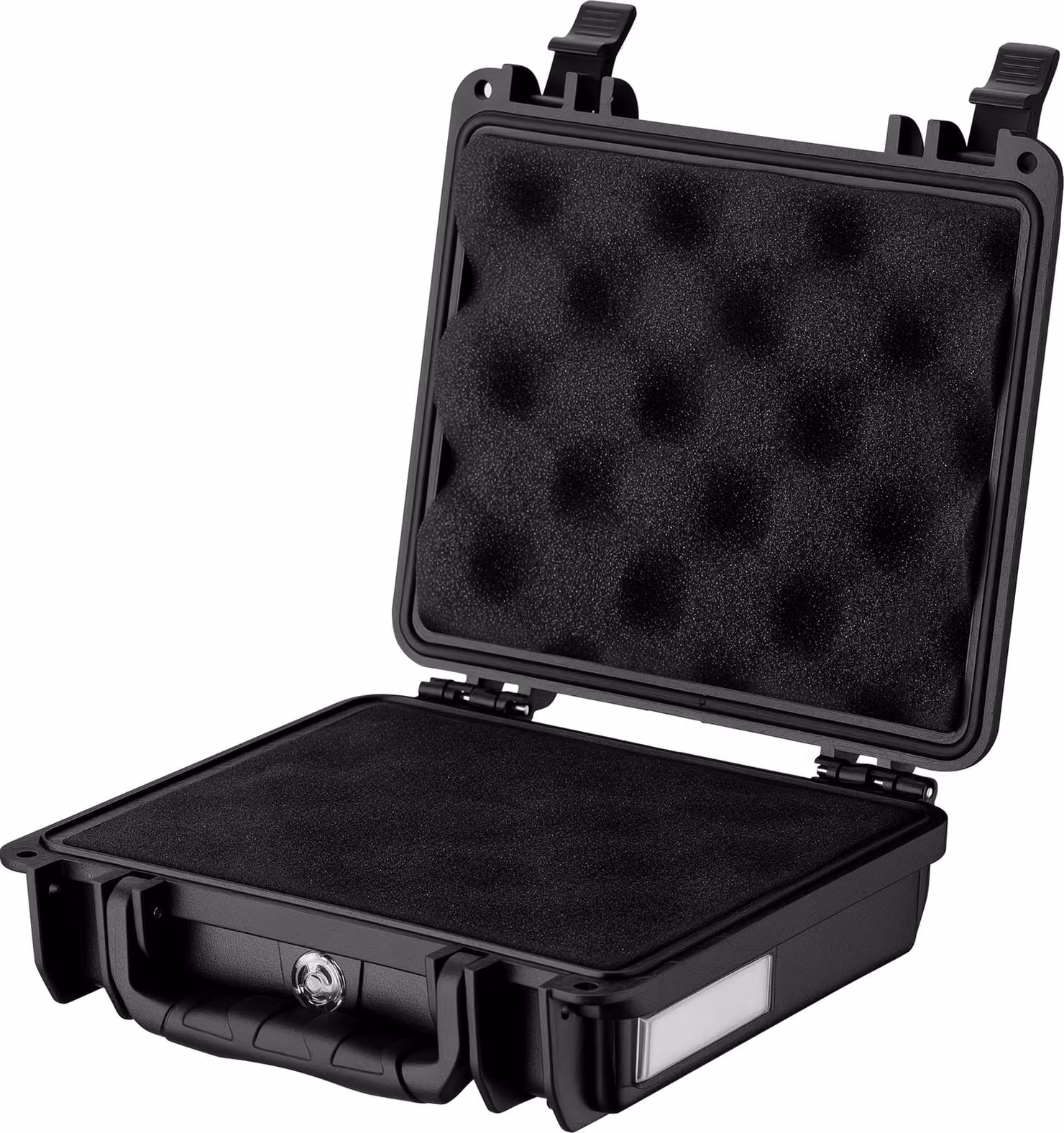 Custodia universale Wiltec 19 x 17 x 6 cm, custodia impermeabile per il trasporto, custodia protettiva in PP e fibra di vetro, custodia con schiuma cubica