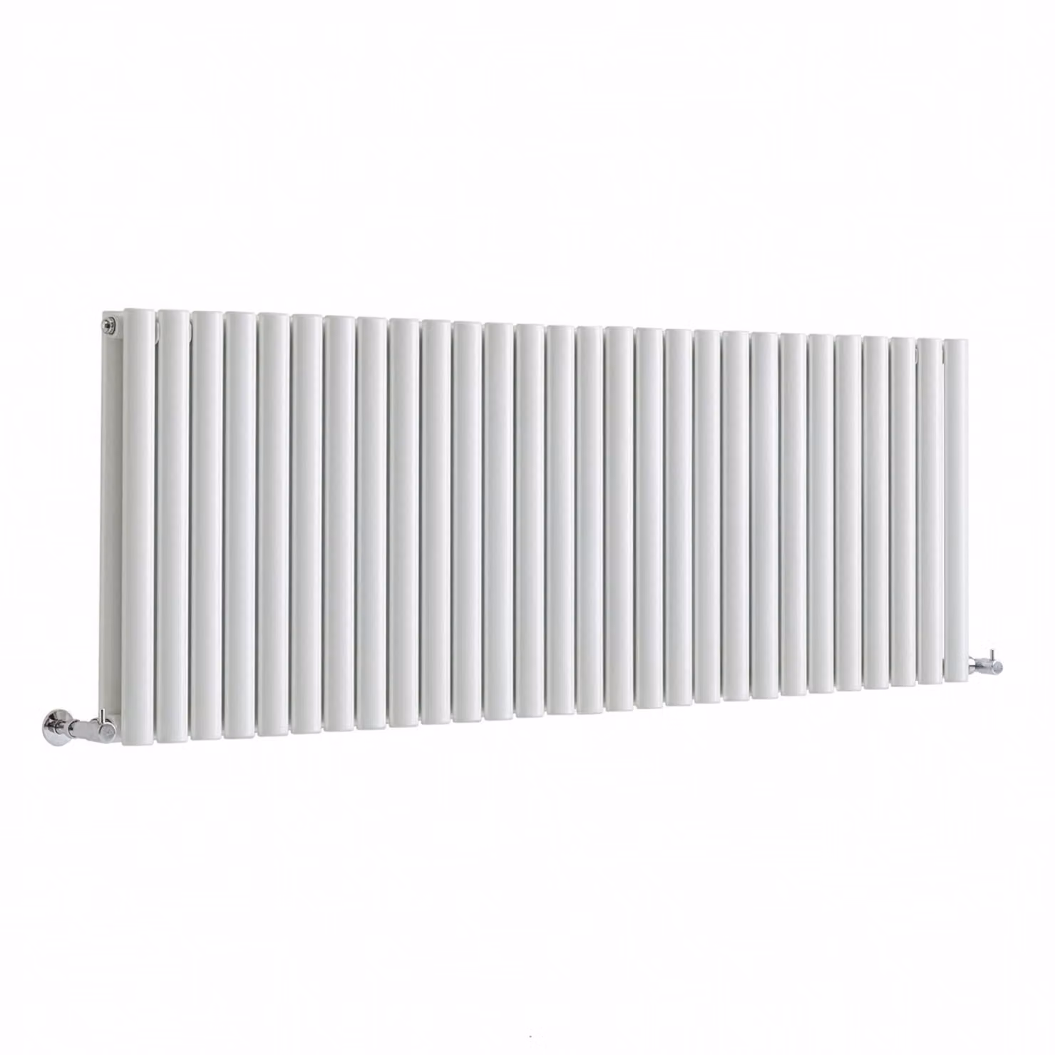 Radiatore di Design Orizzontale (Pannello Doppio) - 595mm x 1652mm - Bianco - Sterling Quinn by Hudson Reed