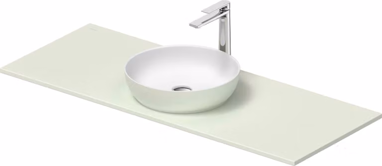 Set de lavabos Duravit Sivida rond avec console 1280x500x123mm, 268015FH00, 268015FH00