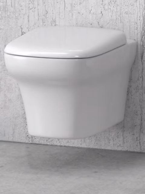WC sospeso GRACE con sedile freno a ribalta