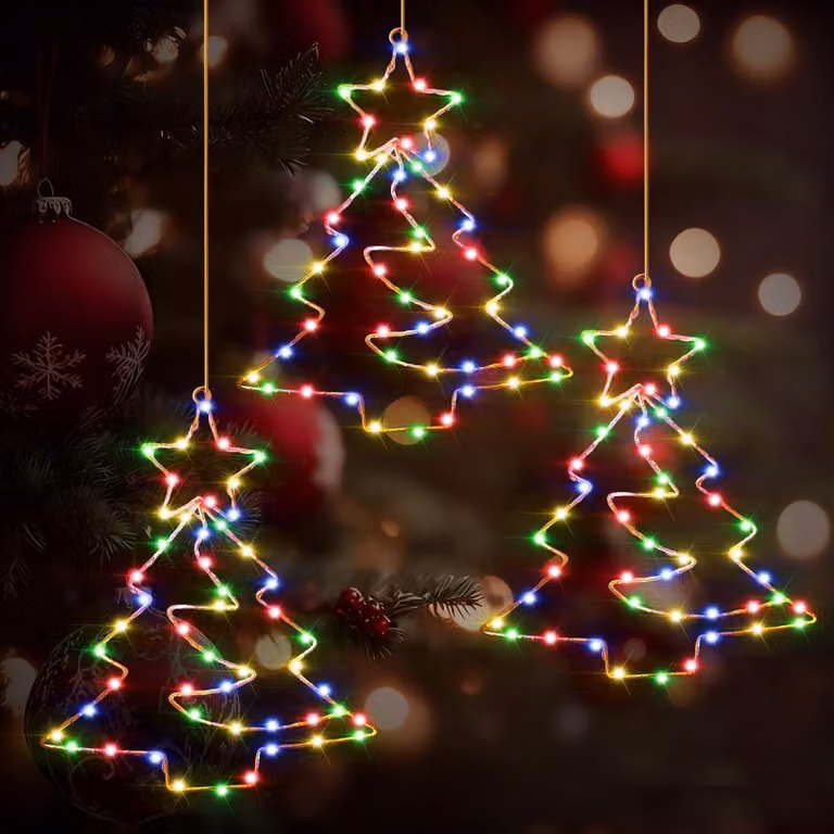 Pannelli luminosi a LED, 3 pezzi, colorati, 8 modalità di illuminazione, timer, telecomando