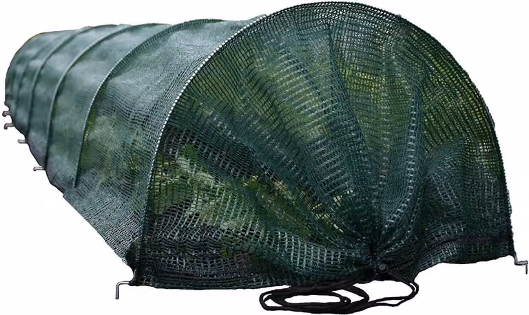 Mini serre Tunnel Foliar Tunel per coltivazioni ombreggiate in aiuola