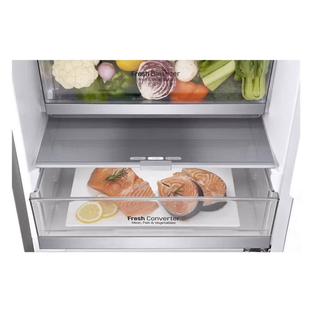 LG GBB72NSVCN1 Frigorifero Combinato Total No Frost da 384 L, Classe C, Colore Silver, H 203 cm x L 59,5 cm x P 67,5 cm – 2