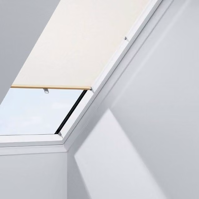 Tenda filtrante manuale VELUX RFL UK04 1086S semitrasparente in poliestere bianco L 98 cm x H 134 cm