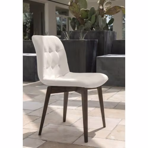 Sedia Kylian in legno ed ecopelle Friulsedie
