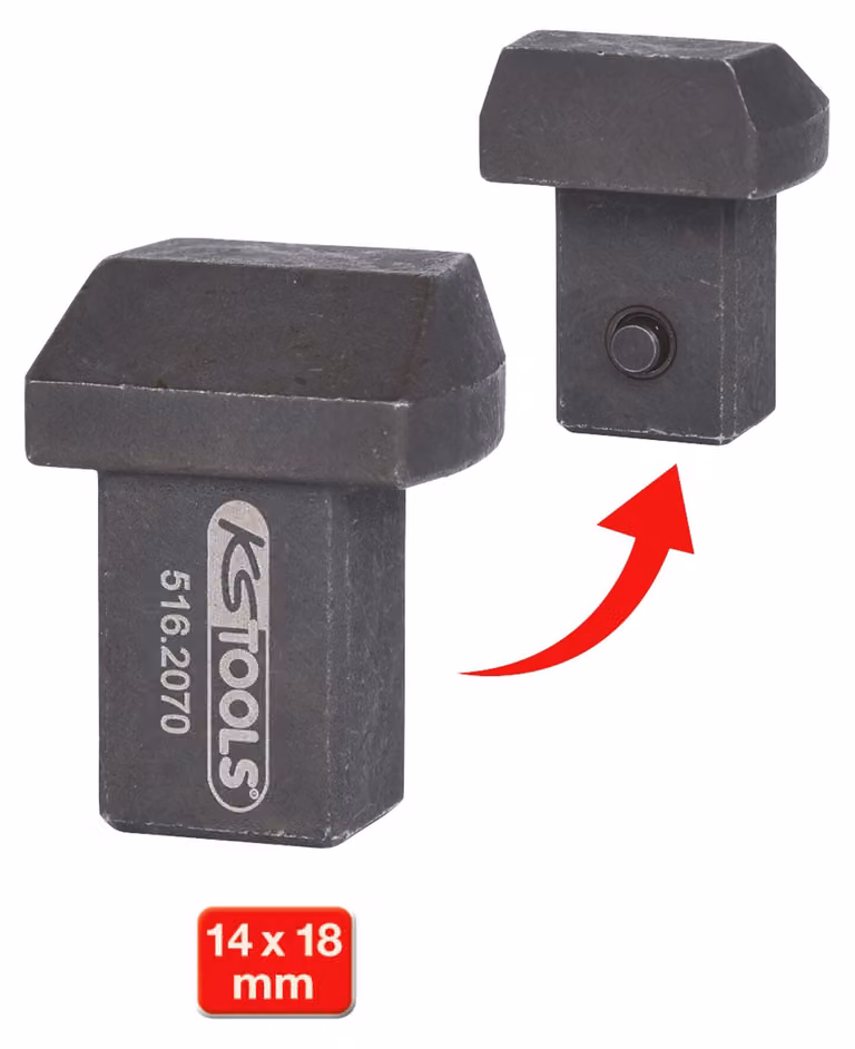 KS TOOLS Inserto 14x18 mm a saldare - 516.2070