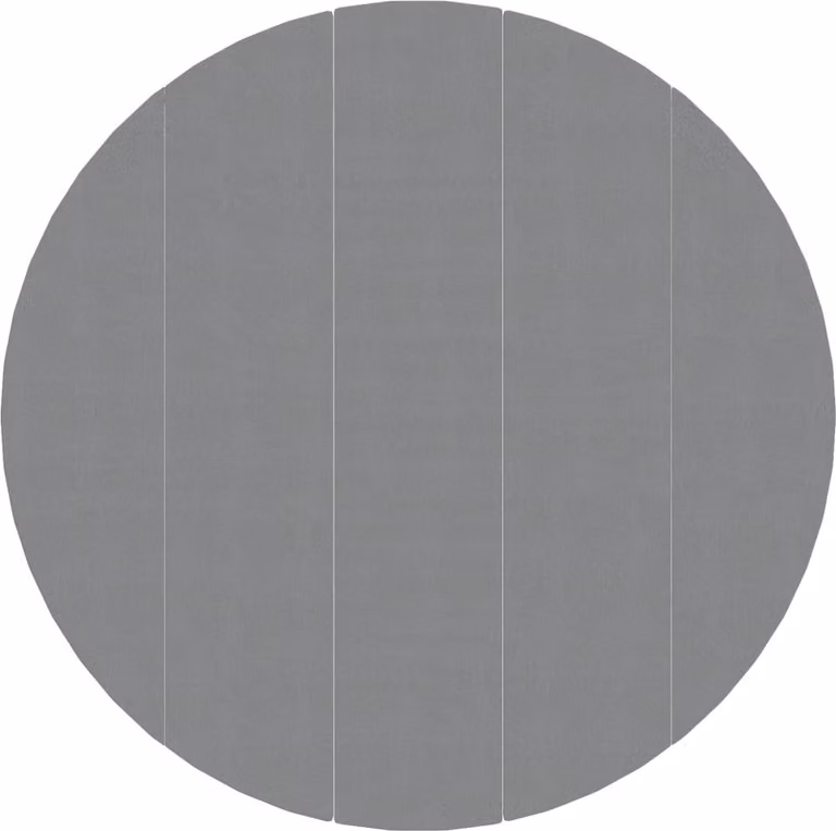 Telo Sotto Piscina Grigio Chiaro Ø550 cm Geotessile Poliestere
