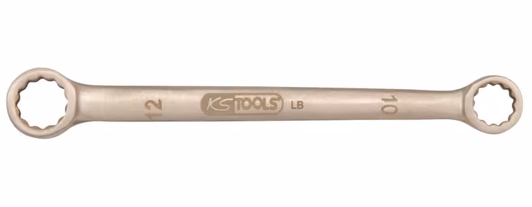 KS TOOLS BRONZEplus Chiave a doppio anello diritta 10x13 mm - 963.7483