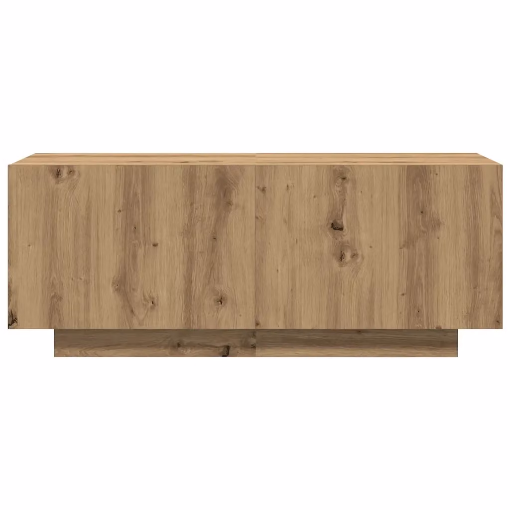 Mobile porta TV moderno in rovere color marrone con design elegante e compartimenti multimediali L: 100 cm, P: 35 cm, H: 40 cm – 2
