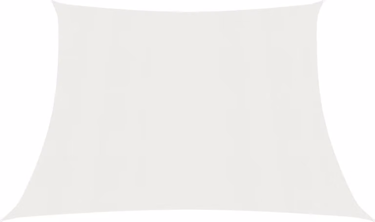 The Living Store Tenda da sole 160 g/m² Bianco 4/5x3 m HDPE