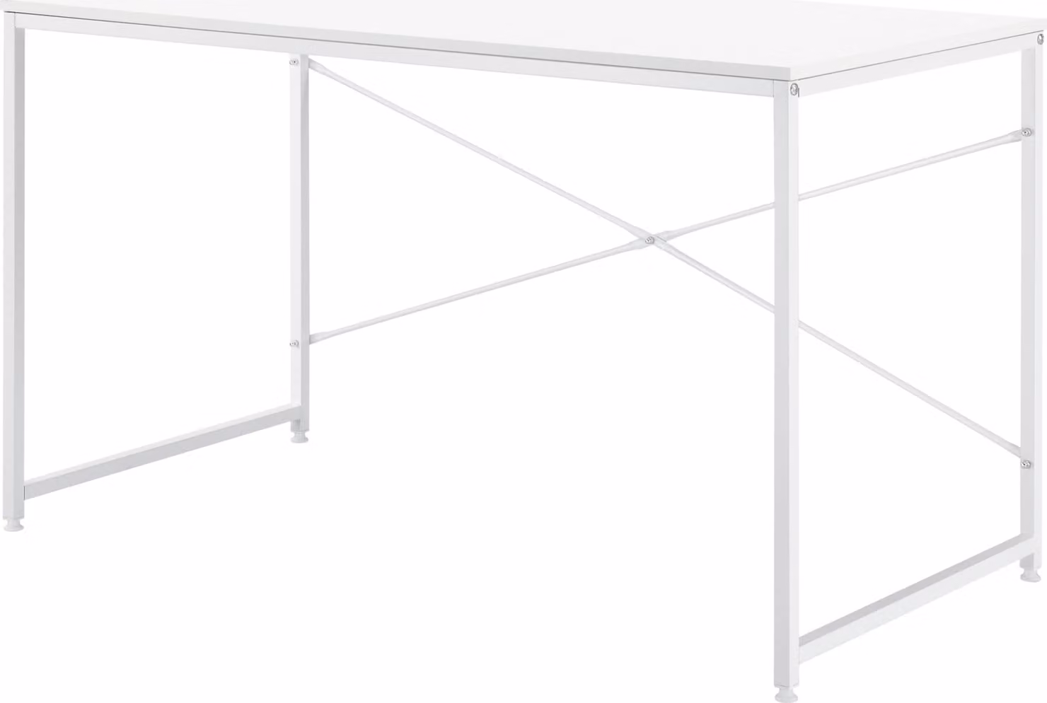 [Scrivania 120x60x72cm in rovere bianco scrivania da ufficio scrivania per computer scrivania da lavoro tavolo per PC