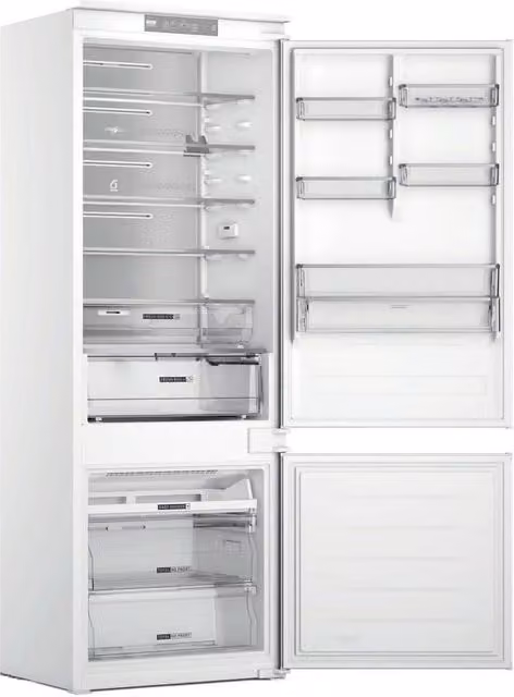 Whirlpool frigorifero combinato da incasso bianco con tecnologia No Frost e porta reversibile