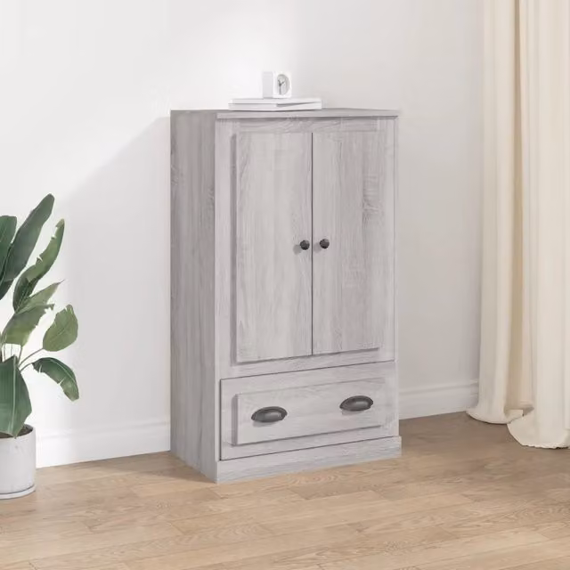 Credenza Buffet Armadio da Cucina Design Mania Grigio Sonoma L: 60 cm, P: 35,5 cm, H: 103,5 cm