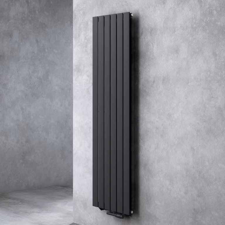 doporro Radiatore Verticale da Bagno 180x46cm, Radiatore a Pannello Termoarredo da Parete e Pavimento in Acciaio, Antracite
