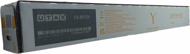 ORIGINAL Utax toner giallo CK-8512Y 1T02RLAUT1 ~15000 Seiten