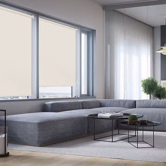Tenda da sole termica - Colore scuro - Proiezione verticale dell'ombra - Tenda avvolgibile resistente alle intemperie - Beige, 180 x 140 cm