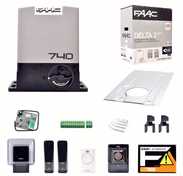 Kit Startbox FAAC Delta 2 Grigio Ricambio Originale per Automazione