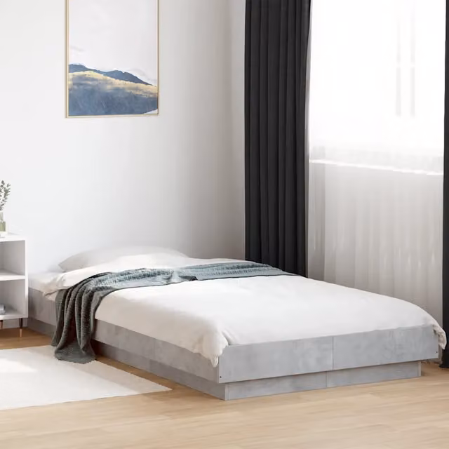 Giroletto vidaXL in legno multistrato grigio L: 100 cm, P: 200 cm