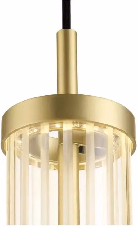SLV QUIMERA, lampada a sospensione, lunghezza 150 cm, 2700/3000K, PHASE, ottone spazzolato 1008033