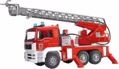 Autopompa Pompieri Bruder con Luci e Suoni scala 1:16 colore rosso 02771