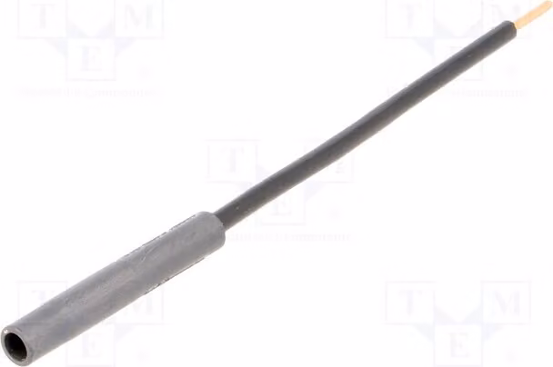 1 presa da 32A, 130mm, nera, con morsetti a banana da 4mm, placcati in nichel, 1kV DC, resistenza 18mΩ, serie LB 6600 NI / 2.5 /