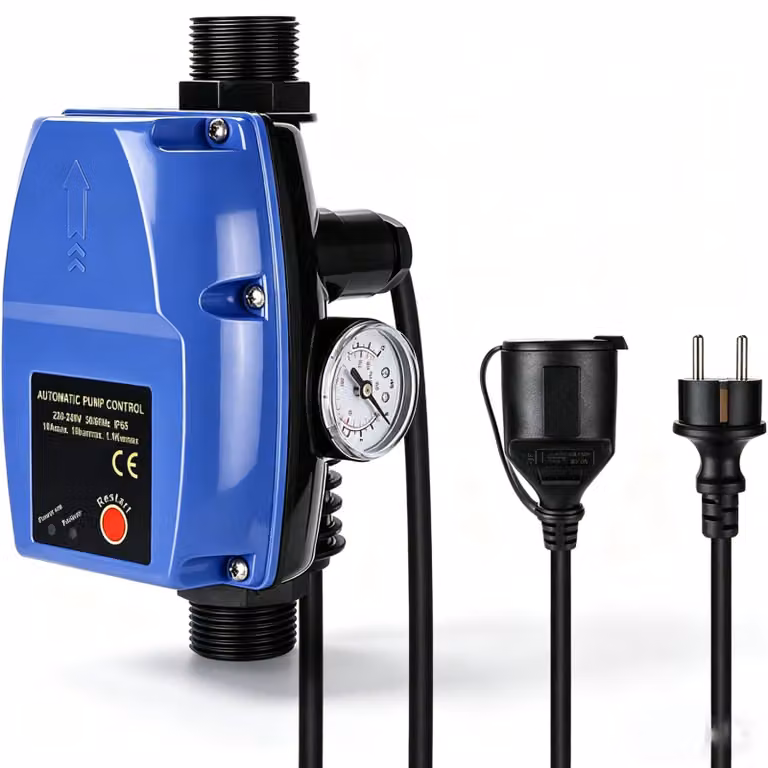 Pompa di aumento pressione dell'acqua, 1,1 kW, autoadescante, 145 PSI, grado di protezione IP65