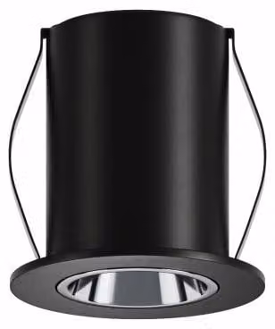 Mini Proiettore LED da incasso Atom 2W 24º 3000K Nero Opaco - Faretto professionale per illuminazione interni ad alta resa - Beneito & Faure