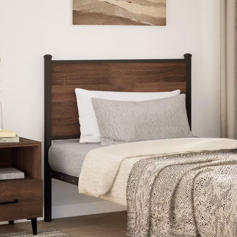 vidaXL Testiera di Ricambio Rovere Marrone 90 cm Legno Multistrato