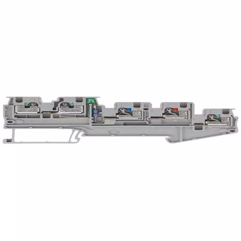 Morsetto Siemens, connettore a innesto iPo, 5 punti di collegamento, morsetto per sensore, 1,5 mm², grigio 8WH60040DE00