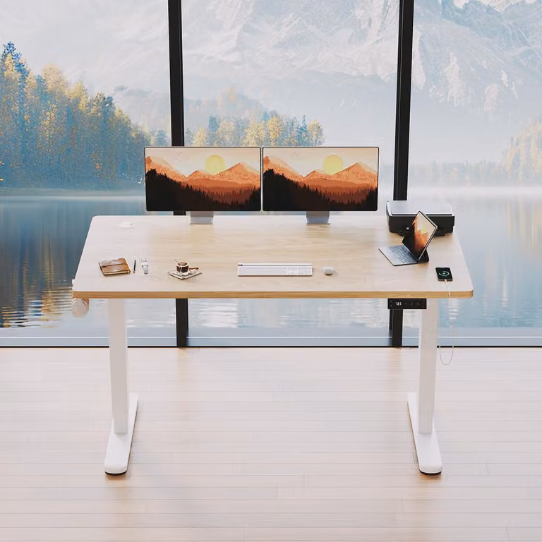 Scrivania regolabile in altezza, elettrica - Piano di lavoro 160x80 cm - Struttura in metallo