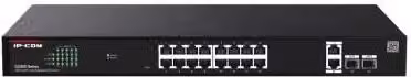 Switch IP-COM G2220P-16-250W Cloud Managed con 18 porte Gigabit Ethernet, 2 porte SFP e 16 porte PoE con potenza massima di 30W per porta e totale 230W, Nero – 1