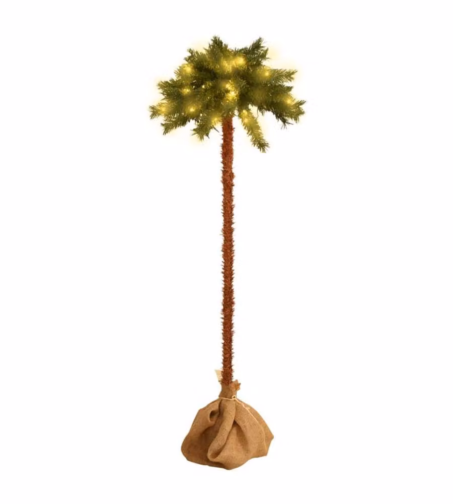 Palma Artificiale con LED 210 cm