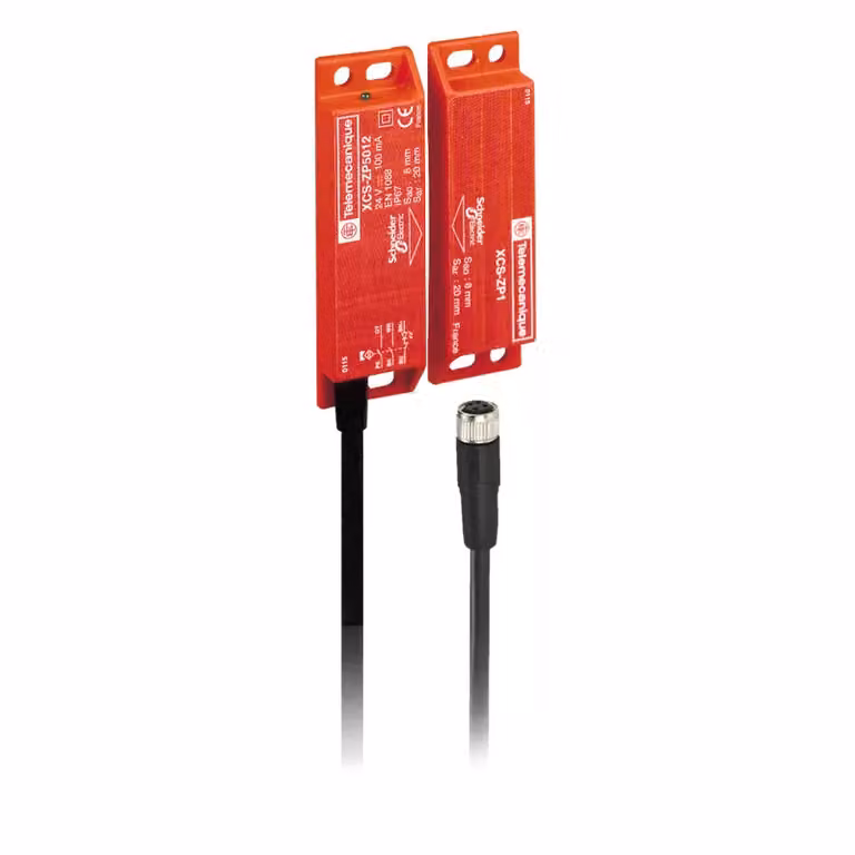 Schneider Electric XCSDMP590L01M12, grado di protezione IP67, classe II secondo le norme EN/IEC 61140, dimensioni: 25 mm, 13 mm, 88 mm, peso: 180 g