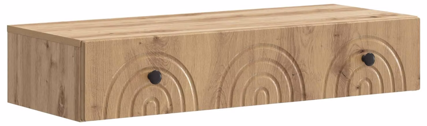 Tavolino da Parete Laterale Rovere Artigianale