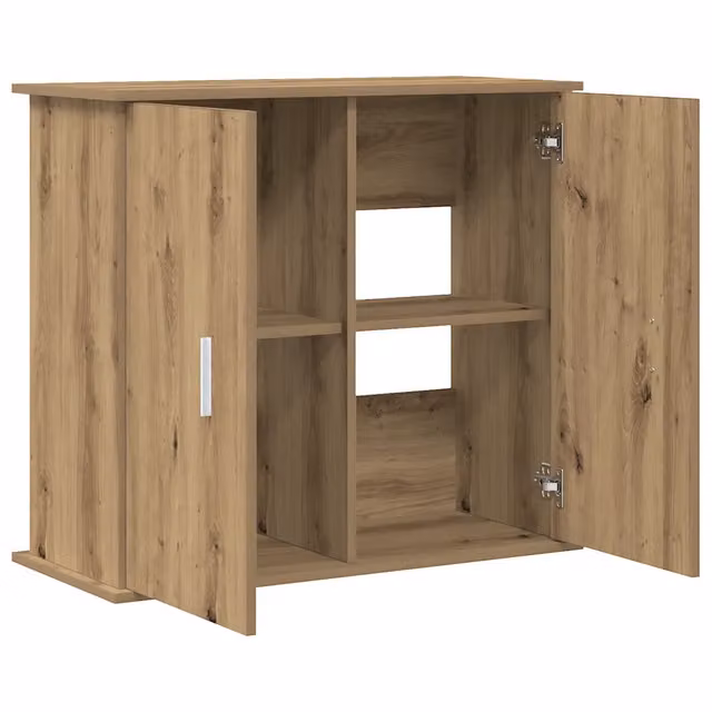 Supporto per acquario DESIGN IN in rovere marrone con ante a battente L: 81 cm, P: 36 cm, H: 73 cm