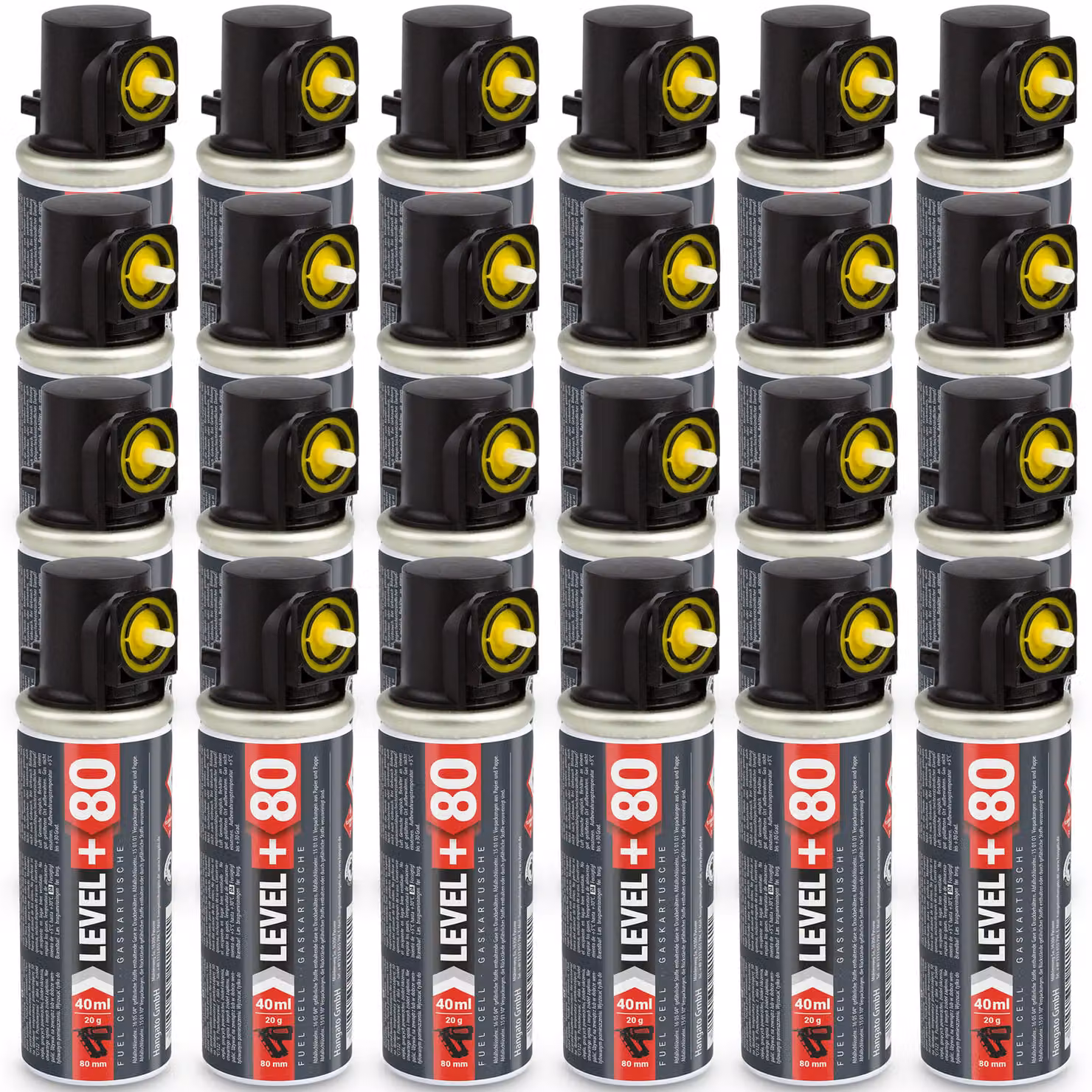 LEVEL+ cartuccia di ricambio 24 pezzi 20gr/40ml/80mm per chiodatrice L+80