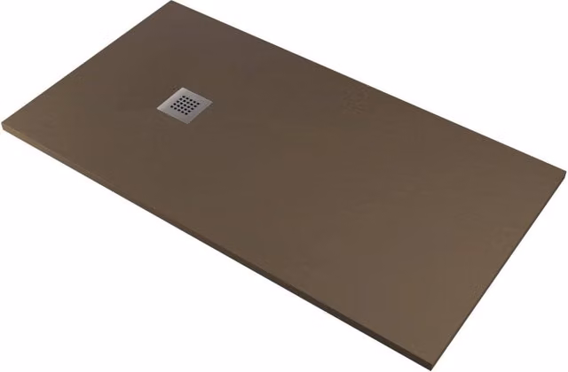 Piatto Doccia in Pietra 90x110 cm Pedrinelli Ardesia Stone Side Tortora