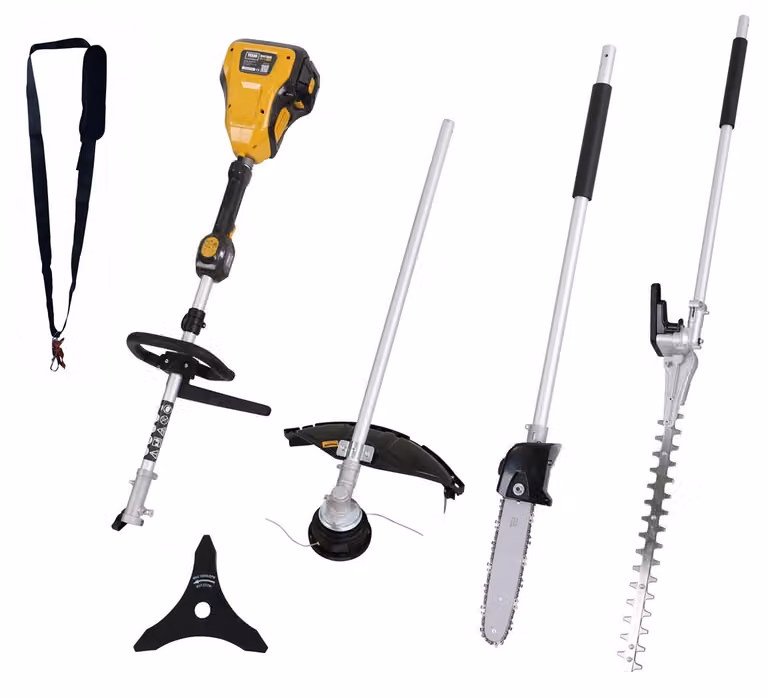 TEXAS BMZ5800, set di attrezzi a batteria 4-in-1, 58V, per la cura del giardino, senza batteria e caricabatterie