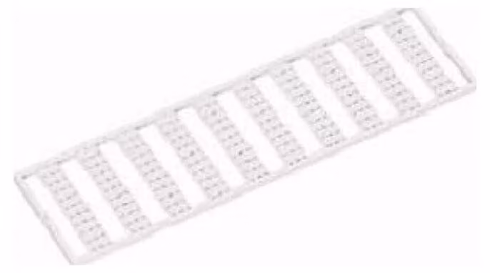 Sistema di marcatura WMB bianco, non stampato - Marcatura della morsettiera 5mm bianco 793-501