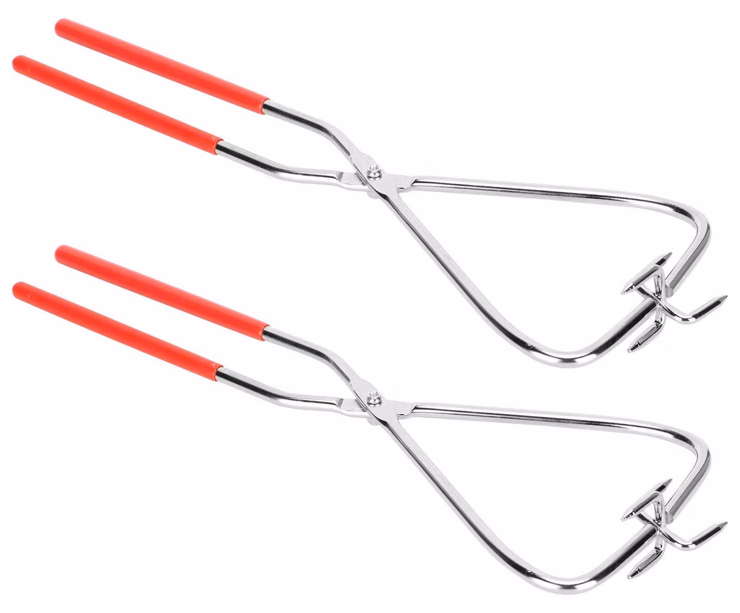 Set di 2 pinze da immersione in acciaio inossidabile per Vetroceramica