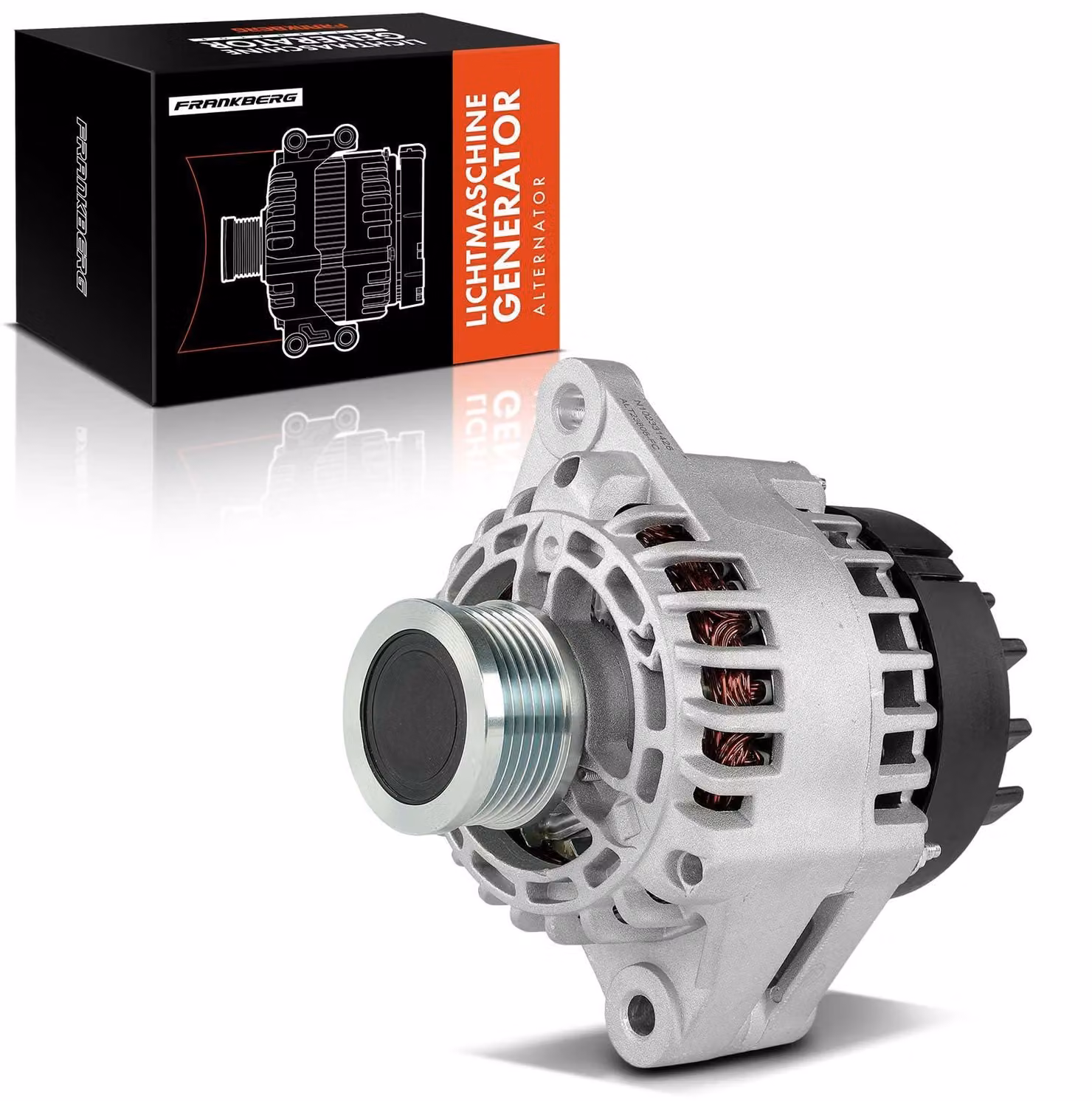 Generatore di corrente Lichtmachine modello 105A, 12V, rotazione oraria, per motori diesel